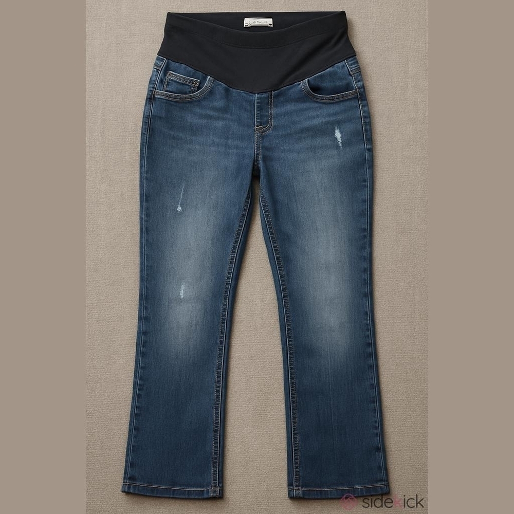 Paris Blues Blue Ankle Cropped Jeans​​